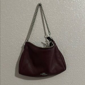 Elegant, Coach,  Burgundy Chain Shoulder Bag